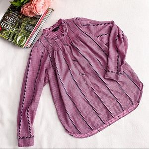 J. Crew Pink Boho Tunic Top